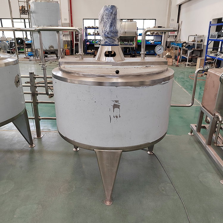 Factory Custom 1000 l To 5000l Stainless Steel Paint / Chemical Acid / Liquid Fertilizer Mixing Tank With Agitator / Stirrer