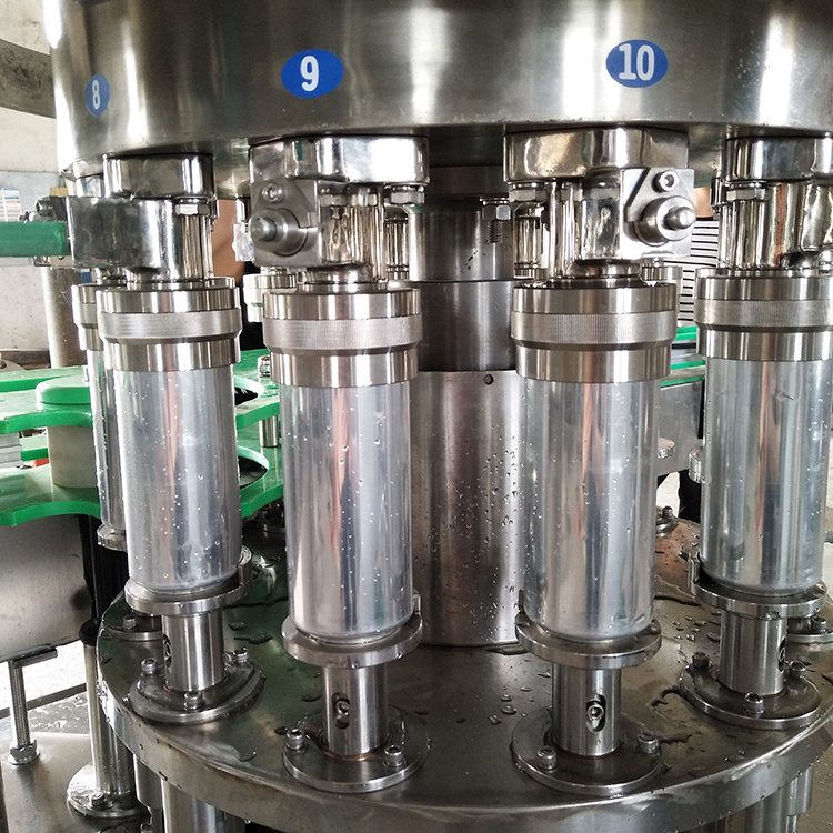 500-1800 Cans Per Hour Small Carbonated Drink / Beverage Beer Canning Machine