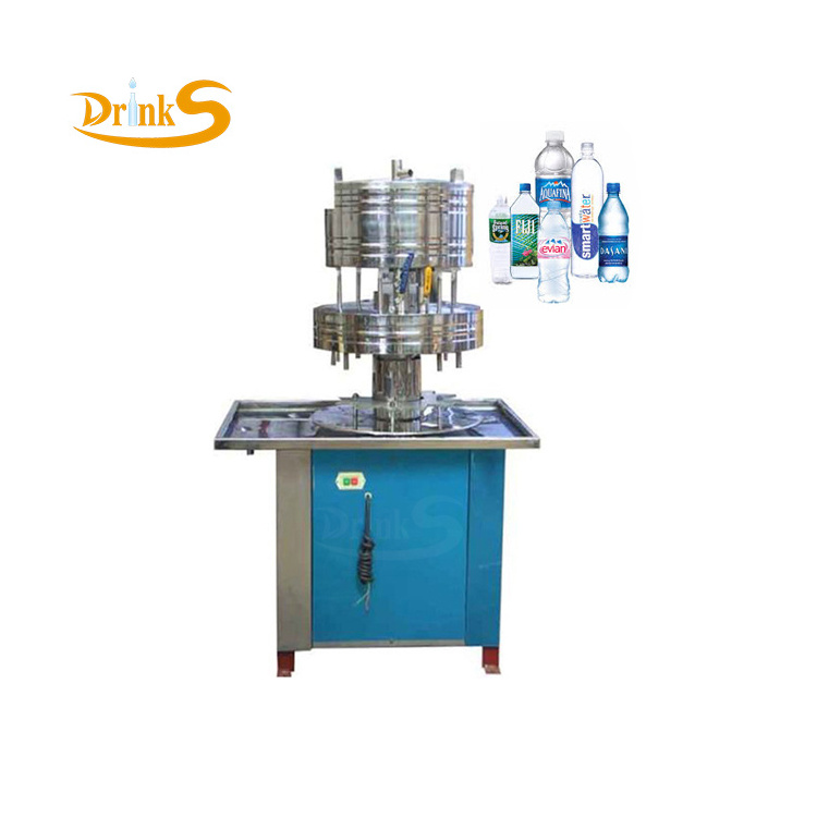 Small Scale PET Plastic Glass Bottle Liquid Filler 12 Heads Semi Automatic Filling Machine