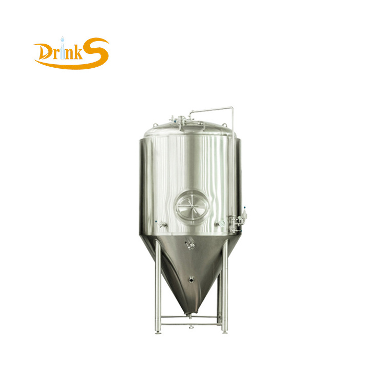 Stainless Steel Home Brew Bottom 500l 1000l 1bbl liter Beer Fermentor Cooling Jacket Wine Small Unitank Conical Fermenter