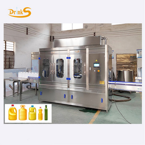 Fully Automatic Linear Type Liquid Palm Fruit oil / Vegetable Oil / Sunflower Cooking Oil Bottle Filling Production Line Plant