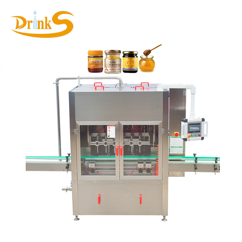 High accuracy automatic viscous liquid shower gel / laundry liquid detergent / liquid soap filling machine