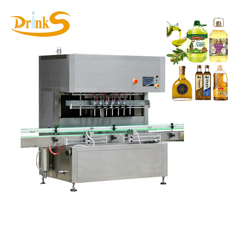 High accuracy automatic viscous liquid shower gel / laundry liquid detergent / liquid soap filling machine