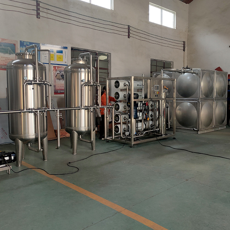 Reverse Osmosis RO Purification System 5000LPH Mineral Filter Purifier Purify Water Treatment Machinery