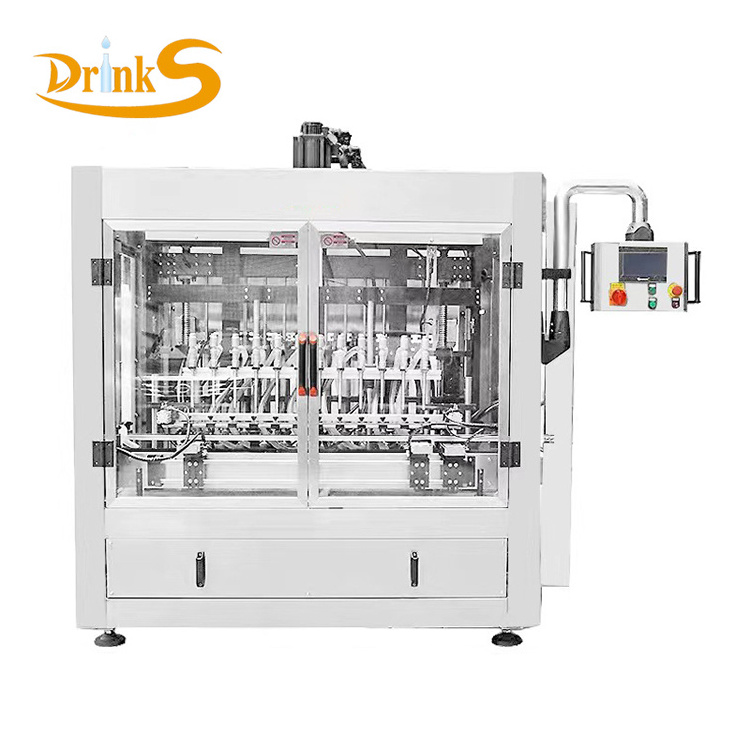 High accuracy automatic viscous liquid shower gel / laundry liquid detergent / liquid soap filling machine