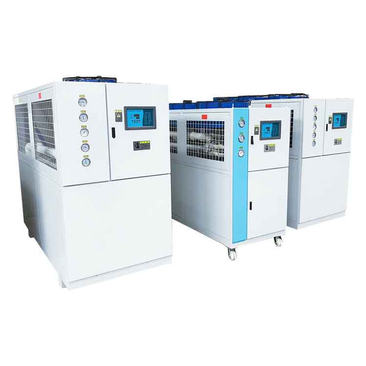 Compressor Air Cooled Water Chiller For Bottle Blowing Machine / Plastic Industry /  Injection Molding