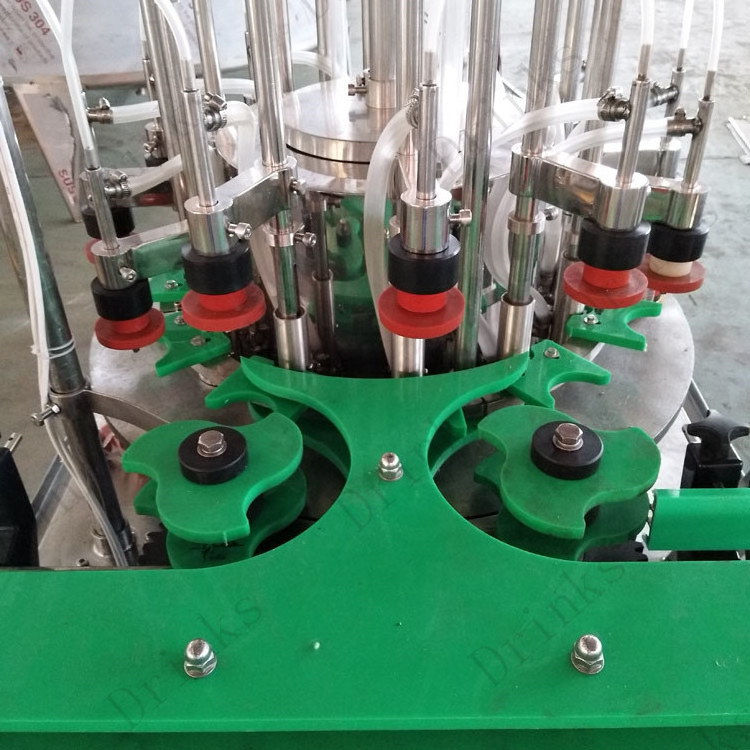 Drinks Series Negative Pressure Tin Can Filling Sealing Machine