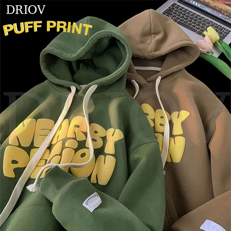 CUSTOM men's hoodies manufacturers 3d foam print fleece cotton premium hoodies oversized design puff print hoodie unisex