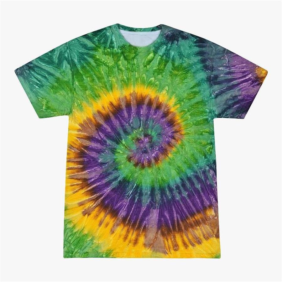 Custom tie dye sublimation printing t shirts polyester thin cheap colorful tshirts custom mens tye dye t-shirts