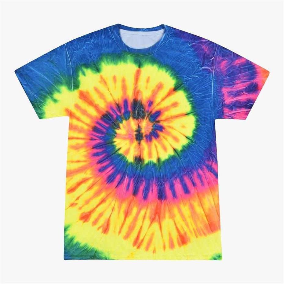 Wholesale tye dye 100 cotton mens t shirt custom no brand sublimation design shirts large size mens t shirts