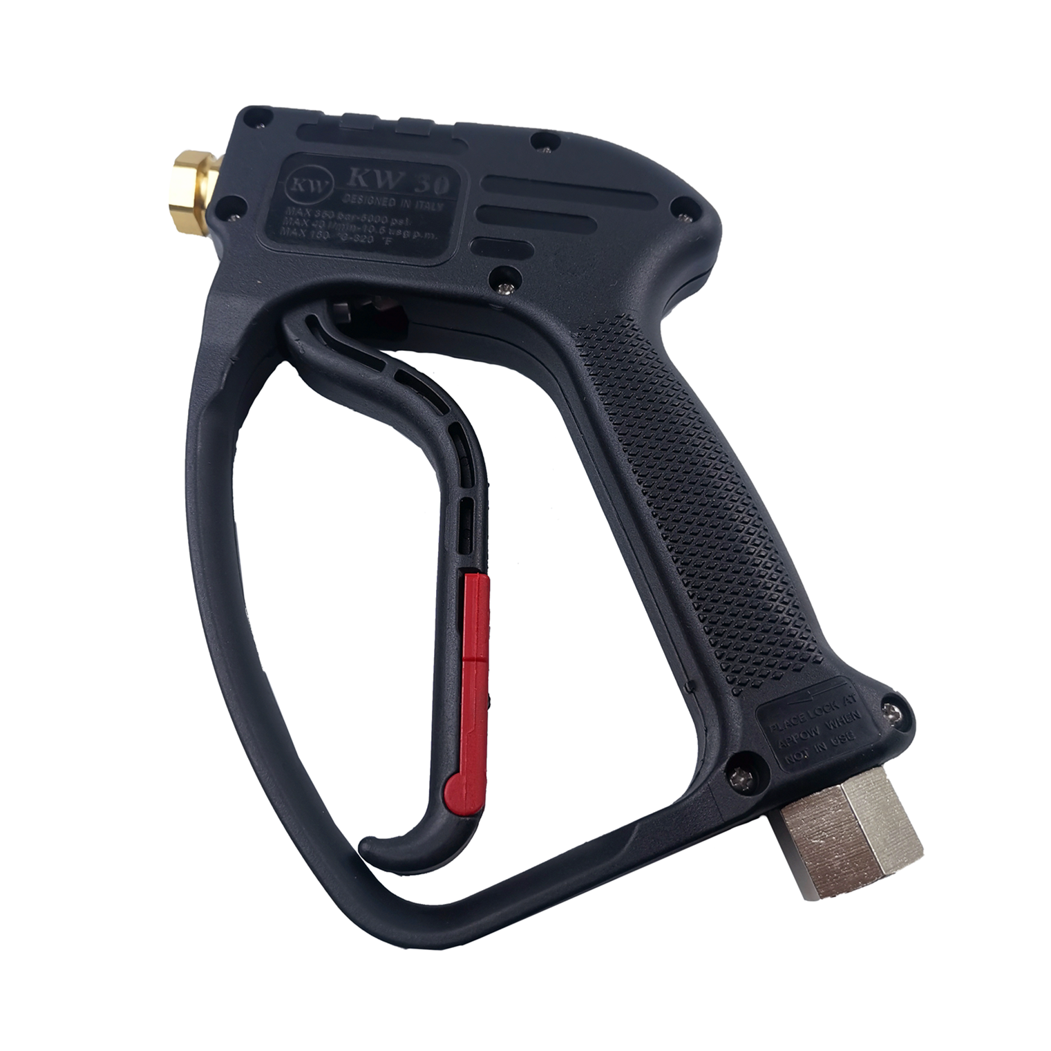 Italy Model 5000Psi Short Car Washing Water High Pressure Gun For Pressure Washer