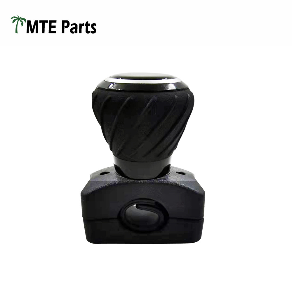 High Quality JD DEERE Luxury Bus Car Steering Wheel Spinner Knob Diagonal stripe  Black 40048A