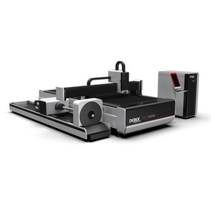 2000W 3000W Fiber Laser Cutting Machine with Rotary Attachment for Metal Sheet and Pipe Tube