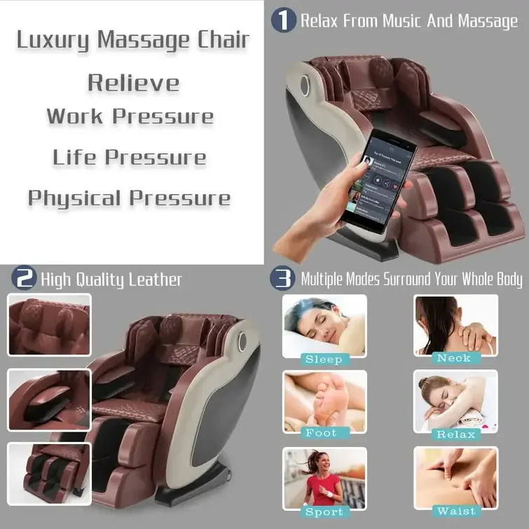 Fully automatic stretching massage chair manufacturer full body electric multi-functional luxury space capsule massage chair