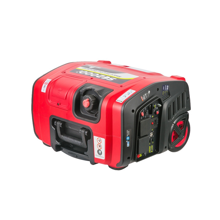 2000Watts Digital Portable electric start Inverter Generator, low noise small petrol generator for camping