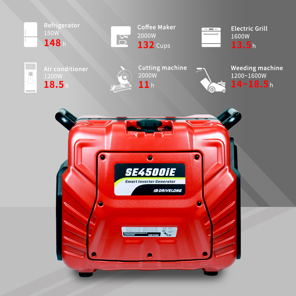 generator gasoline portable inverter generator for ev car