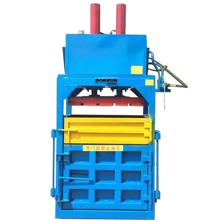 vertical cardboard baler cotton baling press for sale hydraulic baling press