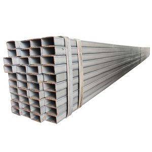 Low price galvanized steel pipe zinc coated pipe hollow section square steel 40x40 square tube for construction