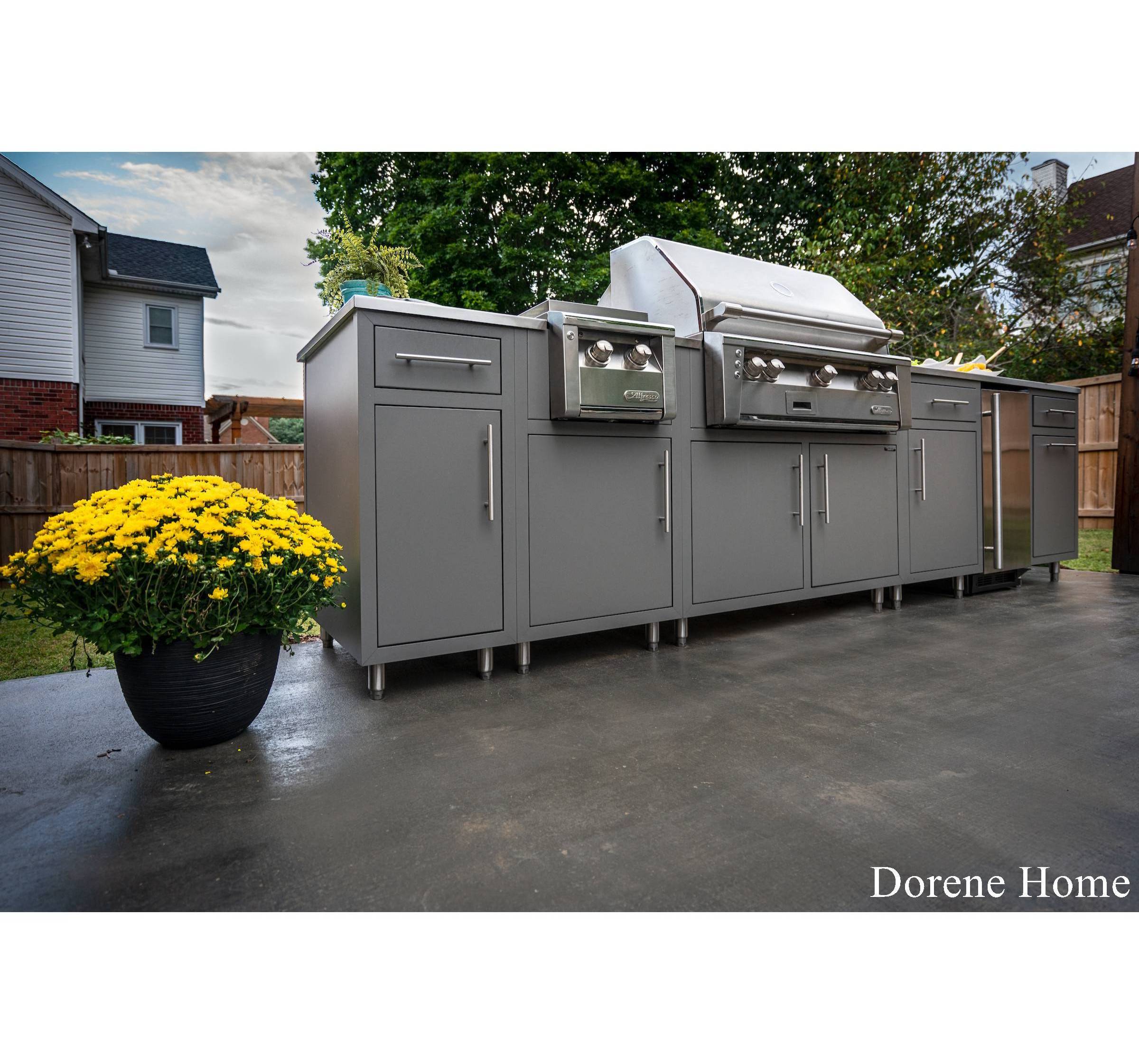 2023 Dorene Outdoor Kitchen Cabinet Doors Outdoor Kitchen Sink Base Cabinets Stainless Steel Cabinet Kitchen