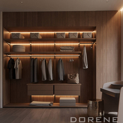 2023 Dorene Italy Modern Wooden Wardrobe Cabinets Bedroom Furniture Small Wardrobe Closet Designs Wardrobe Clothes Organizer