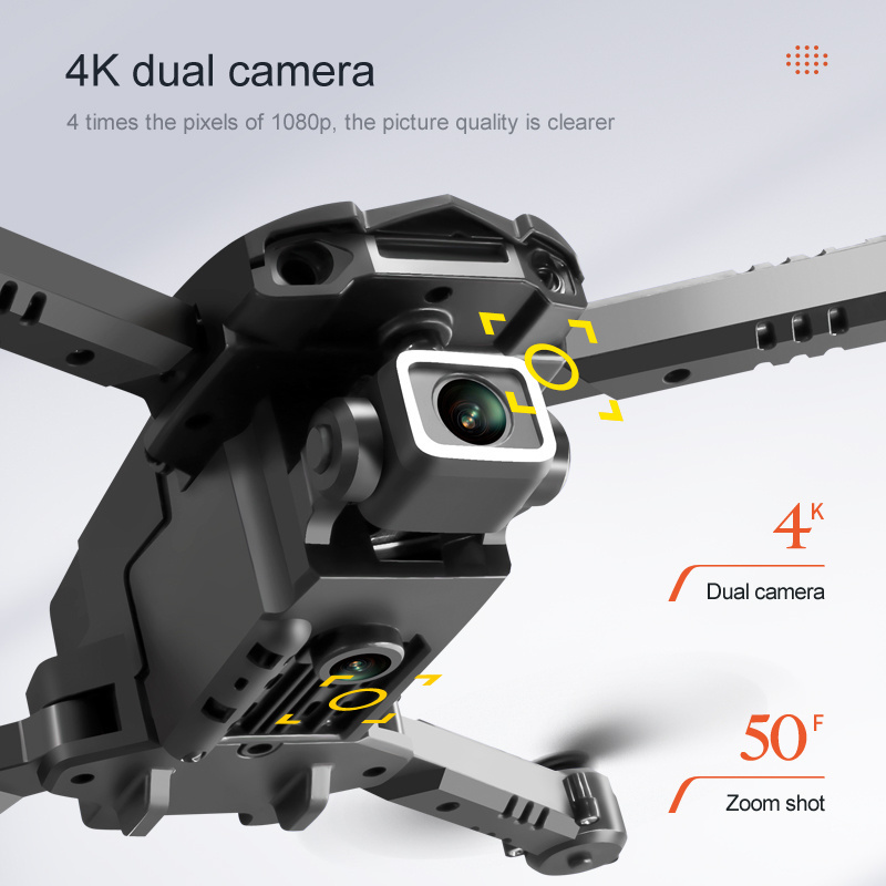 Camara Aerea Larga Distancia Drone Plegable Ligero Personalizar 4K De Vuelo Dron Rc Doble S128 Mini Zangano