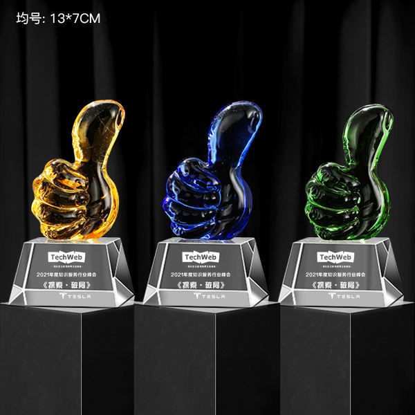 Honor of crystal Custom Logo Plaque K9 Crystal Glass Trophy Award Plaque Art Craft crystal trophy and awards