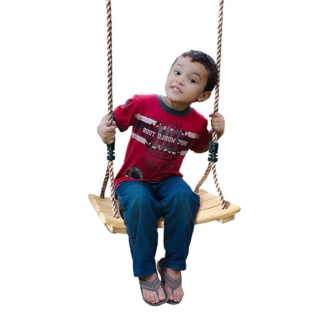 SA-064 Dropship Factory Directly wooden swing chair children's sets curved wooden swing