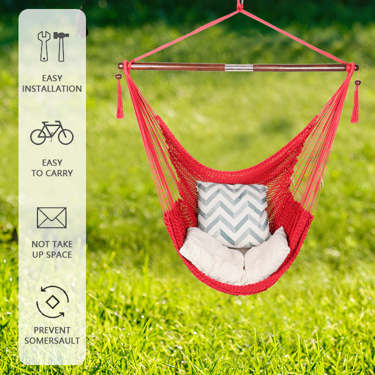 Baby adult Printing Hammock Sofa Swing Hanging Chair Pod Children Bag Set Customized indoor kids chair swing indoor