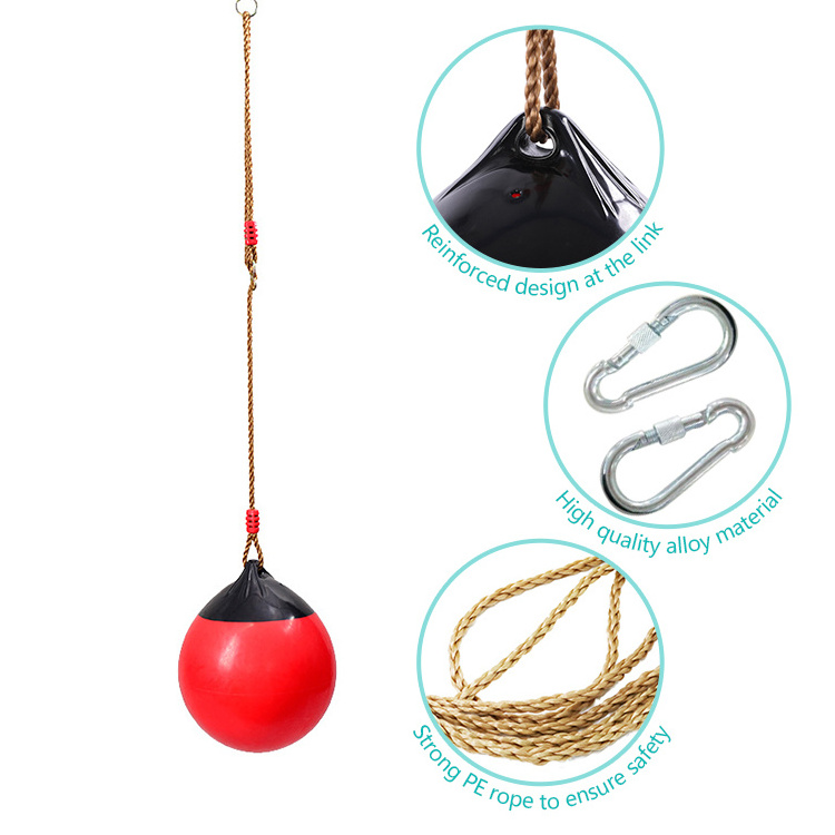 Wholesale OEM Factory Kids home Children indoor ball swing Various Colors New Hot Ankle Rotating Skip Swing Ball For Kids