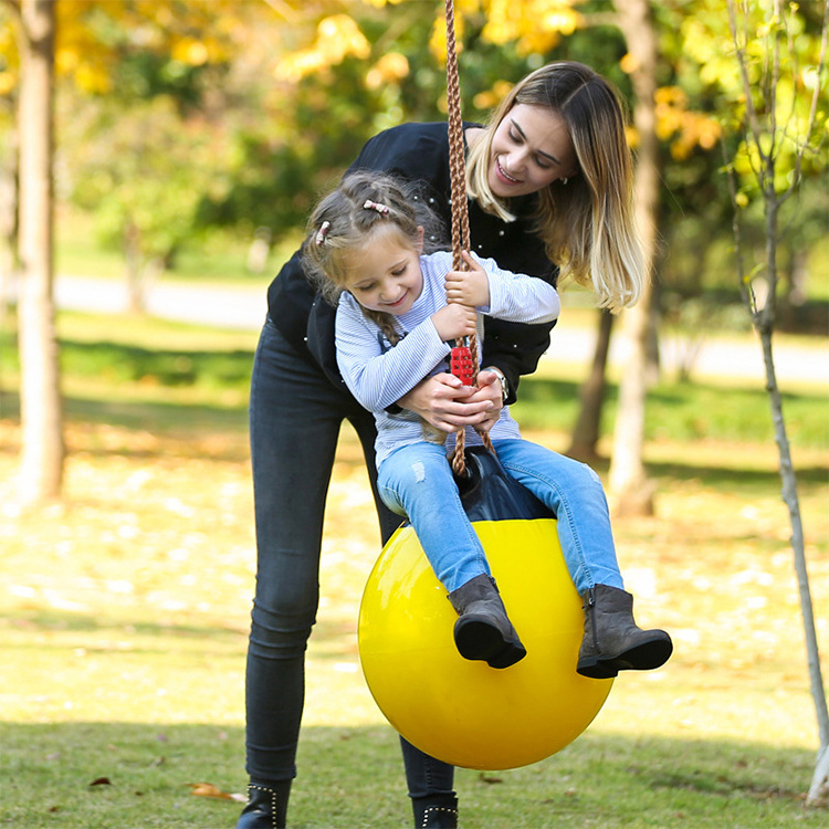 Wholesale OEM Factory Kids home Children indoor ball swing Various Colors New Hot Ankle Rotating Skip Swing Ball For Kids