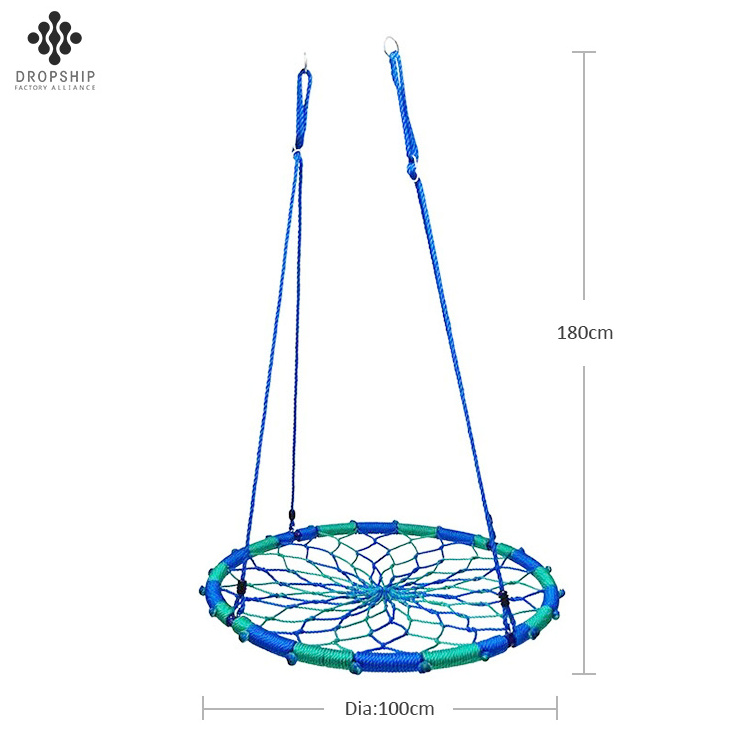 SA-029-5  2023 New Style for kids outdoor Colorful swings on Birds Nest Swing at the playground