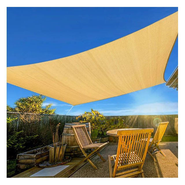 Outdoor Shade Sail Patio Pool Camping Sunshade Protection Waterproof Sun Shade Net Awning for Garden