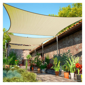 High Quality Outdoor Garden Backyard plastic Waterproof 3*4m Rectangle Sun shade Windsurf Sail clothing canopy patio cover