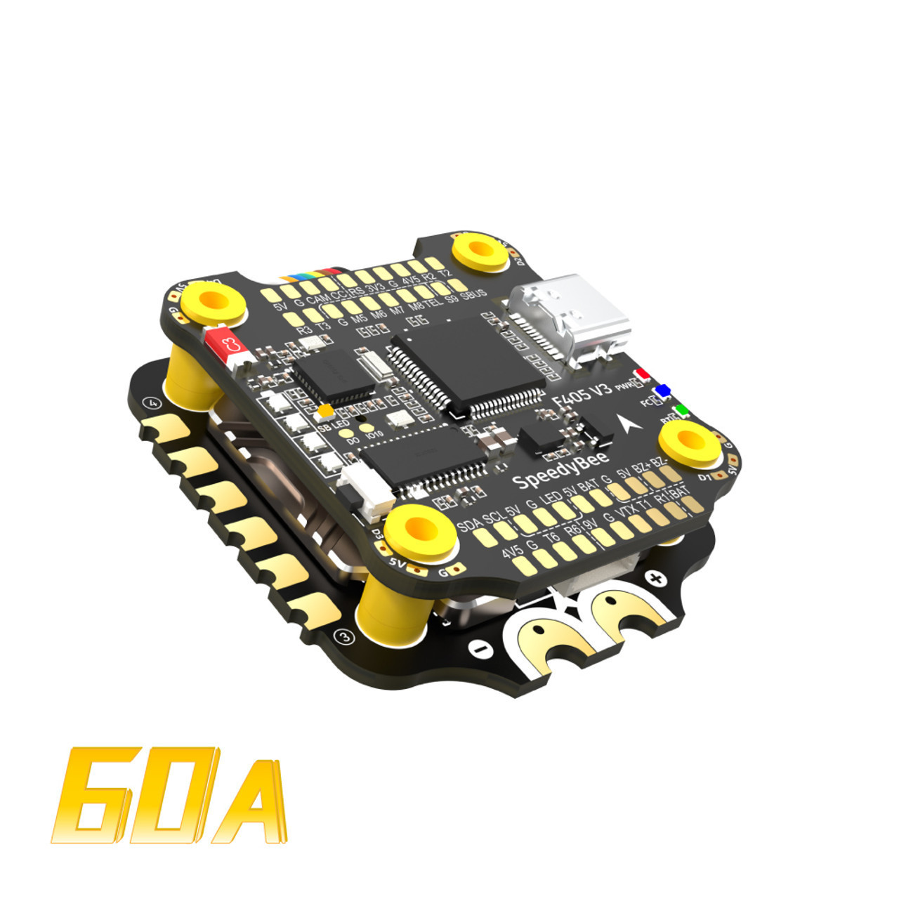 SpeedyBee F405 V3 V4 BLS 50A 60A 30x30 FC&ESC Stack Flight Controller Bls 4-In-1 Esc 3-6S Lipo For FPV Drone