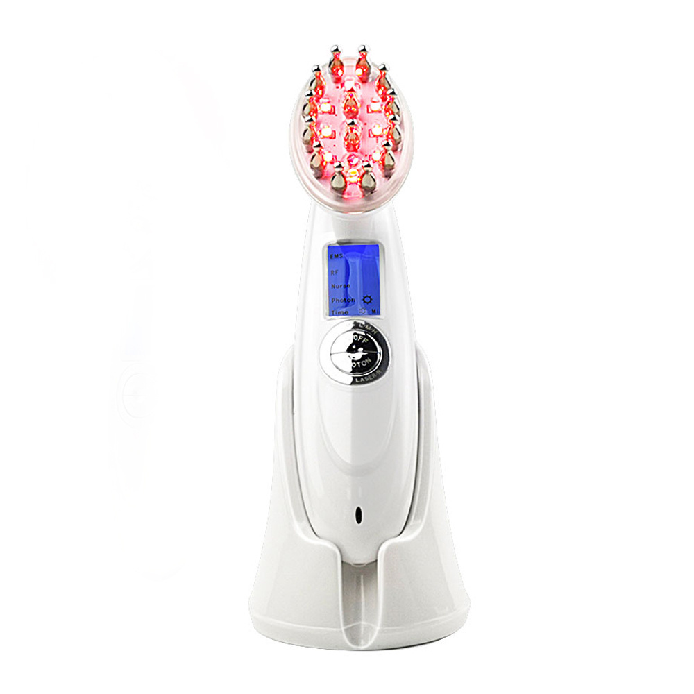 Trending Products 2023 Other Beauty Electric Ems Red Light Anti Hair Loss Scalp Beauty Massage Laser Hair Regrowth Comb