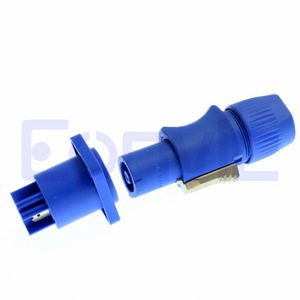 Compatible With Neu trik Powercon NAC3FCA Mains Input Cable Connector 20 Amp NAC3MPA-1 Mains Output Panel Blue Connector Cable