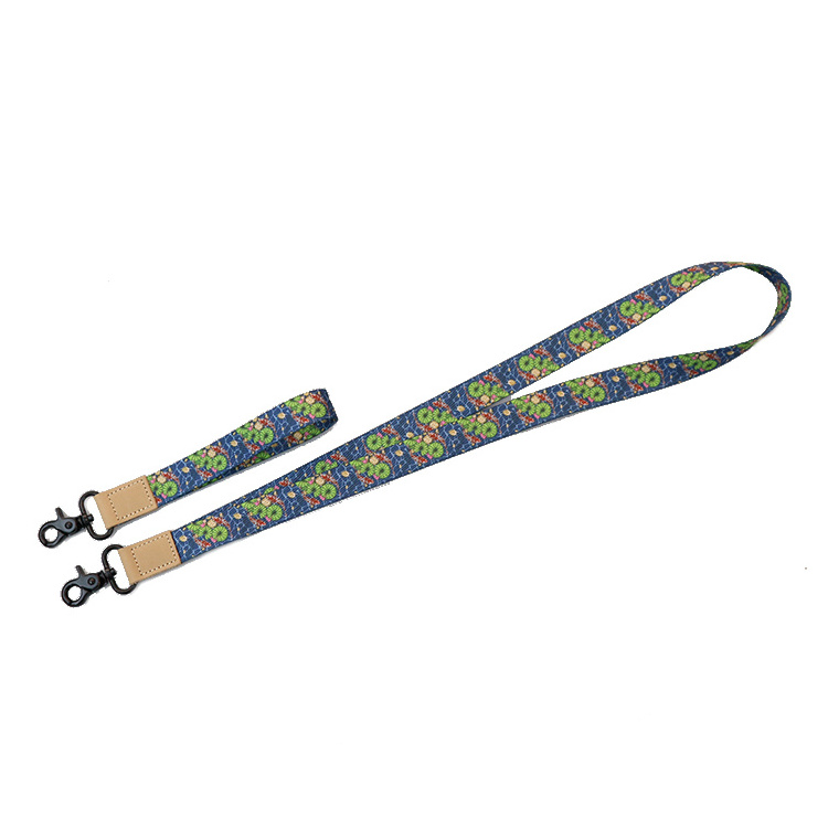 Bsbh New Arrival Polyester Reflective Wrist Strap Lanyard Keychain