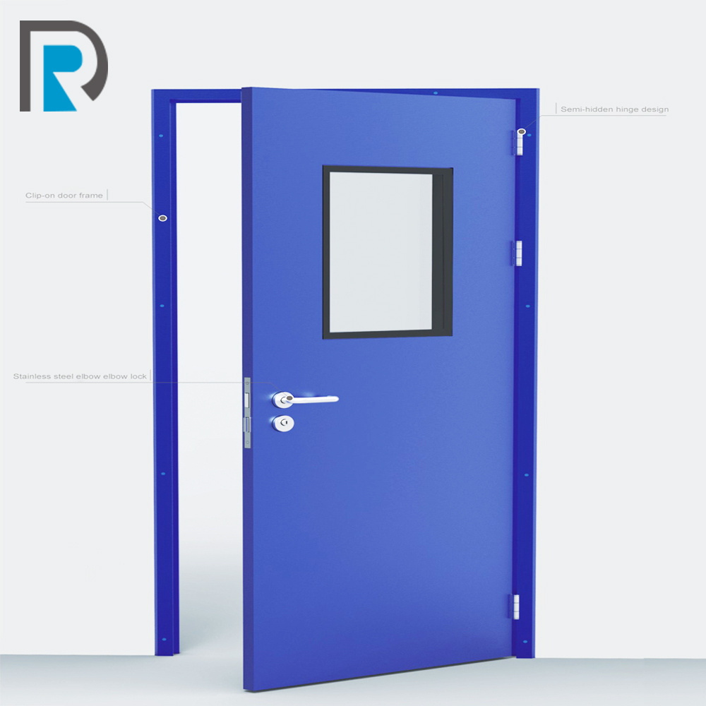 Factory sale High Technology Cleanroom Door Wood Fire Door for pharmacy