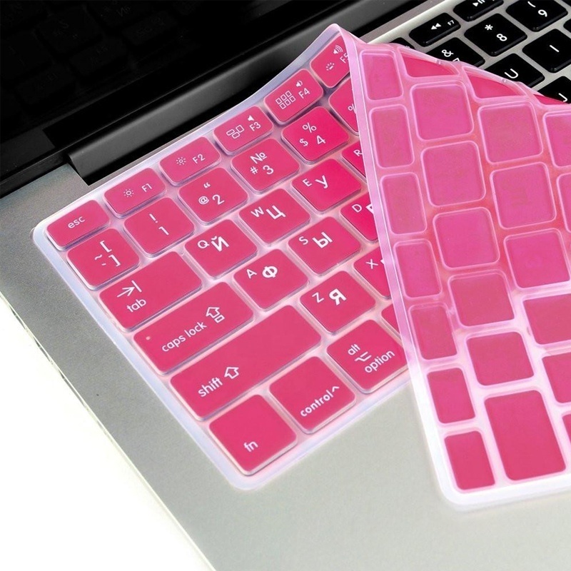 Soft Rainbow 16 Protector de teclado Silicone Dust Waterproof Antimicrobial Laptop Keyboard Covers For Computer Keyboard