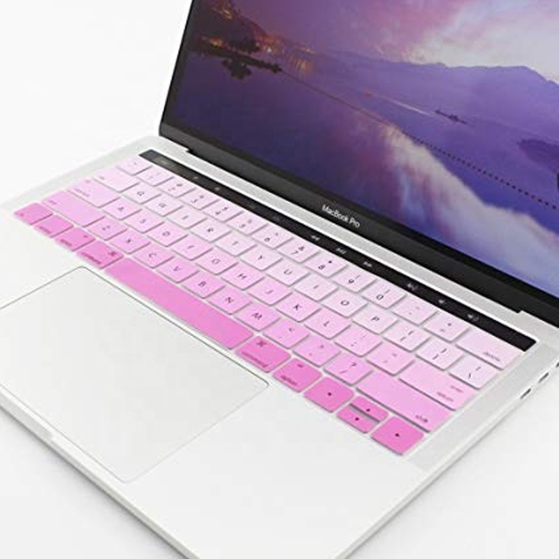 Soft Rainbow 16 Protector de teclado Silicone Dust Waterproof Antimicrobial Laptop Keyboard Covers For Computer Keyboard