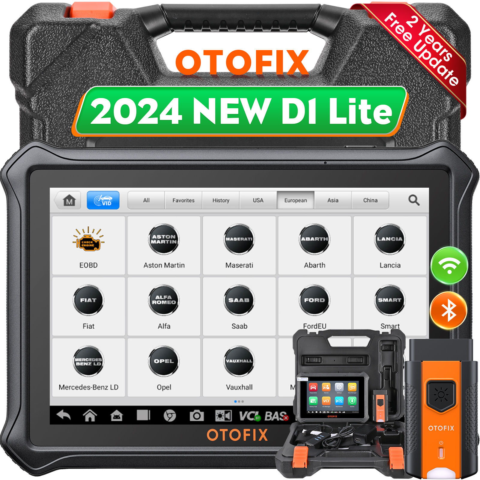 universal 2024 otofix d1 lite pro plus maxicom maxidas tpms programming obd2 all full system automotive diagnostic scanner tool