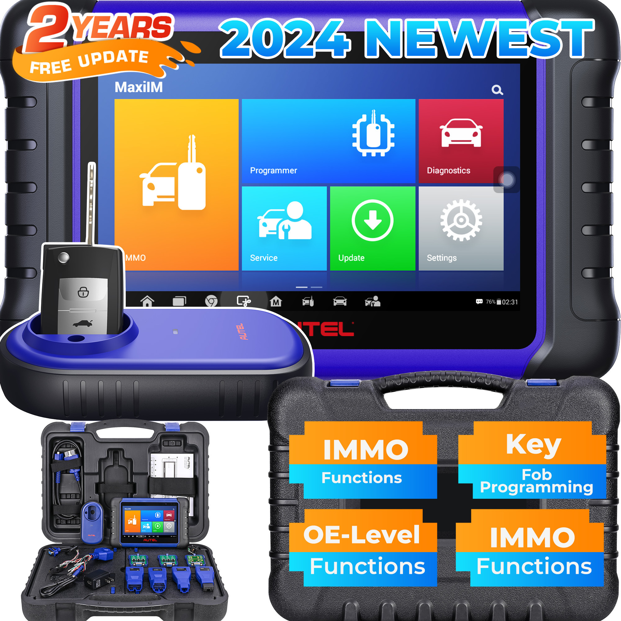 2024 professional autel maxiim im508 im 508 xp400 cars key programmer immo programming im100 diagnostic tool automotriz scanner