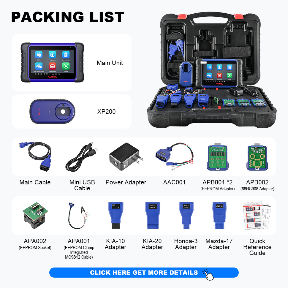 latest autel im508s maxicom im 508 pro maxiim im508 with xp200 car key programmer full adapters automotive diagnosis scan tools