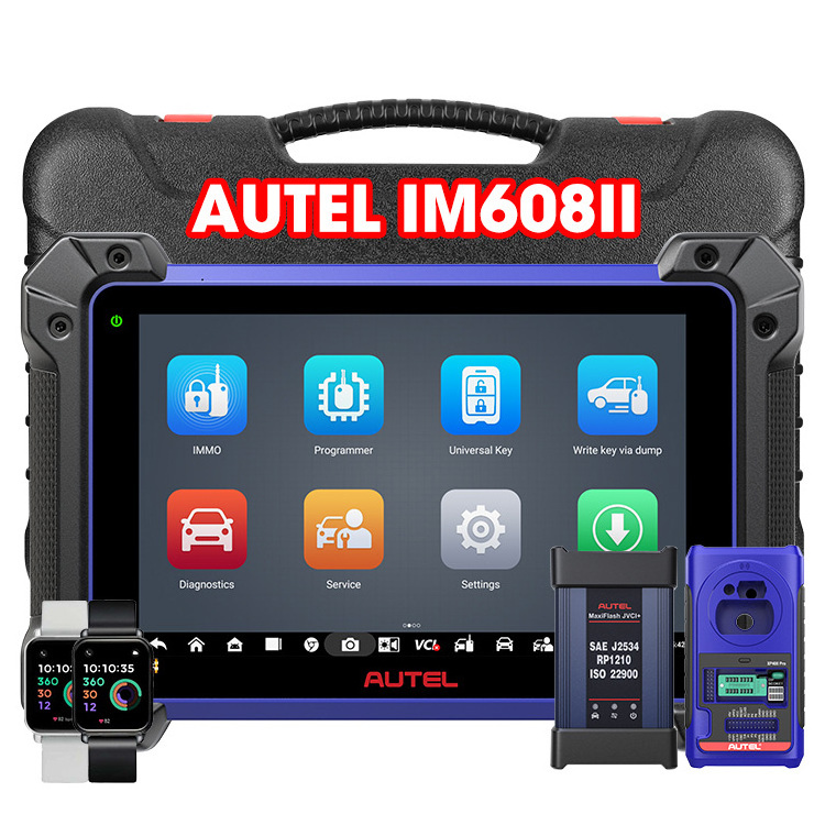 Autel maxiim im608ii im608proii im608sii all system diagnosis bi-directional control top-level immo key fob programming car tool