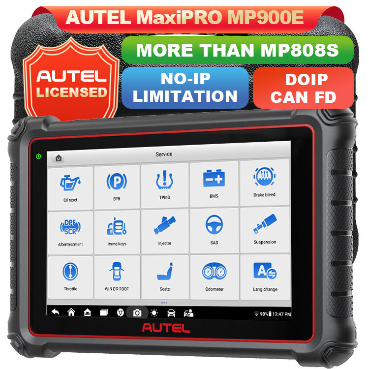 Advanced autel maxipro mp900 mp900e ecu coding oe-level boost performance efficiency all systems diagnostics and service tablet