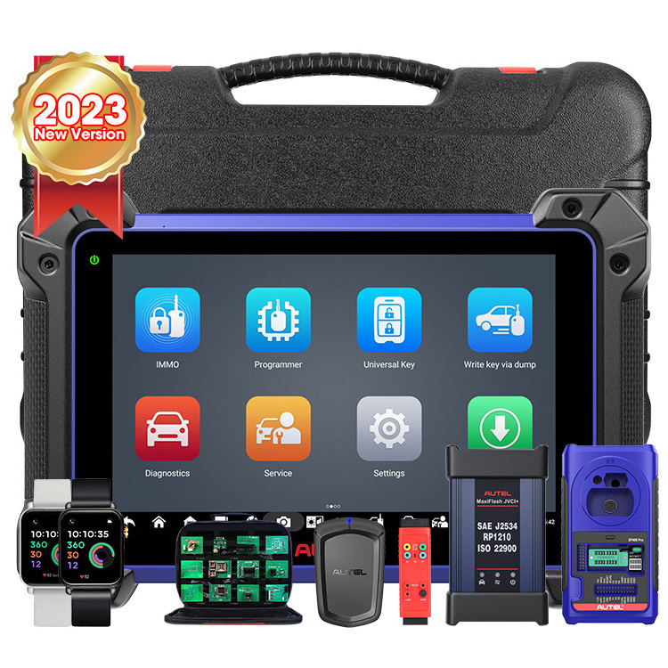 Autel maxiim im608ii im608proii im608sii all system diagnosis bi-directional control top-level immo key fob programming car tool