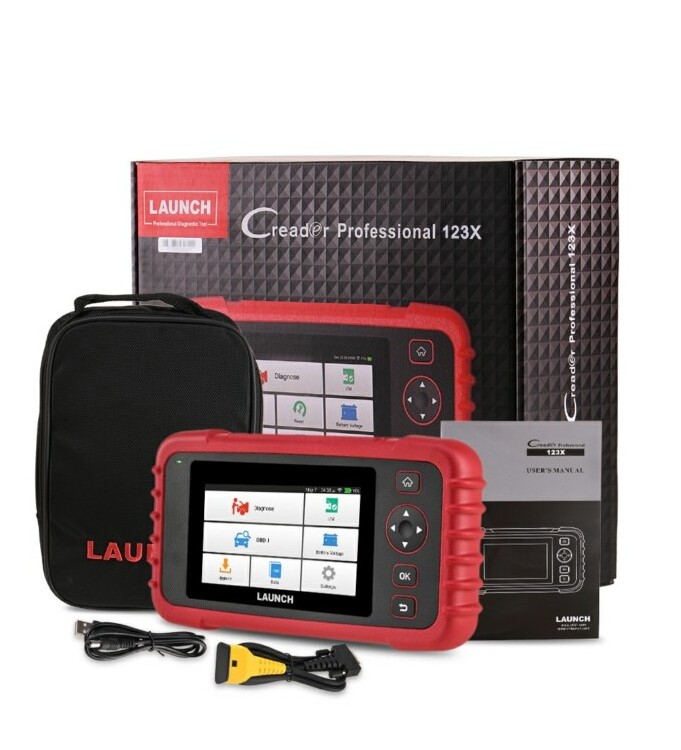 Launch CRP123X Crp 123X OBD2 Diagnostic Tool ENG ABS Airbag SRS AT Creader Launch 123E OBDII EOBD Code Reader Scanner