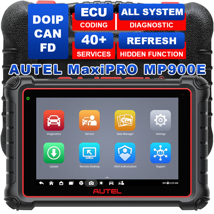 Advanced autel maxipro mp900 mp900e ecu coding oe-level boost performance efficiency all systems diagnostics and service tablet