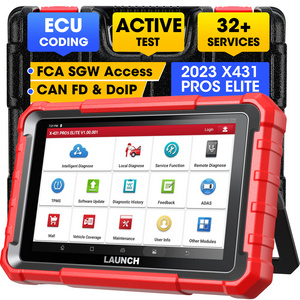 Launch x431 pros elite x-431 pro online coding feature for easy and efficient programming vehicle systems car diagnostic scanner