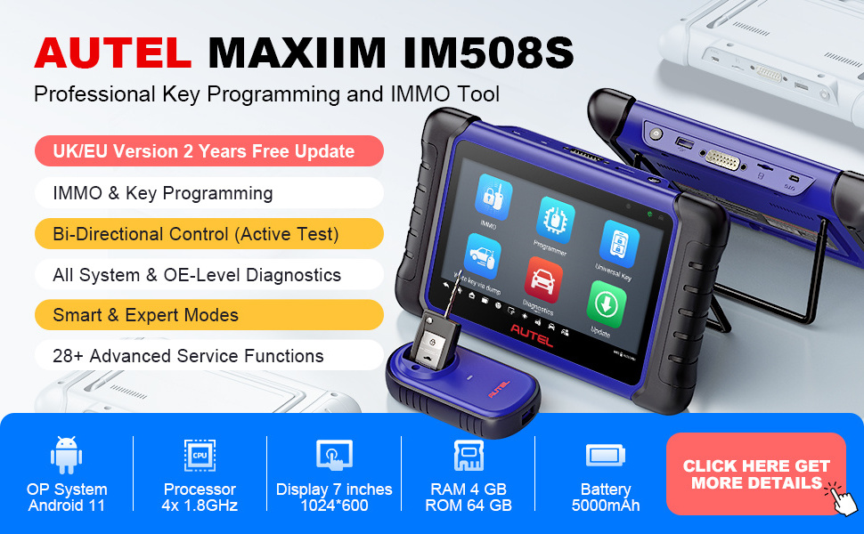 latest autel im508s maxicom im 508 pro maxiim im508 with xp200 car key programmer full adapters automotive diagnosis scan tools